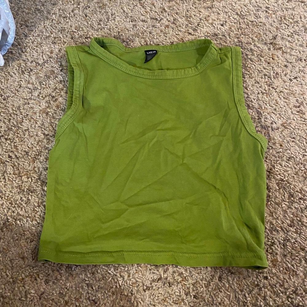 Green SHEIN tank top